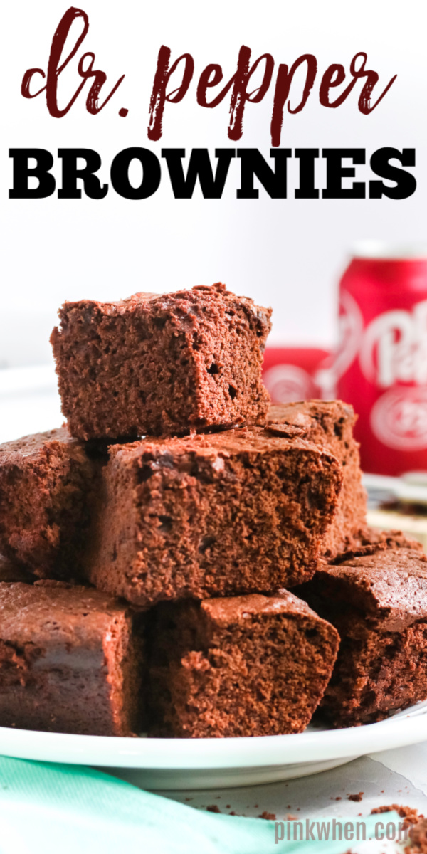 These Dr. Pepper Brownies are about to give your taste buds a true treat. Not only are they super moist and delicious, but they're literally made using a simple can of Dr. Pepper from your fridge. You will love how cake-like these brownies are with a delicious chocolatey flavor.
