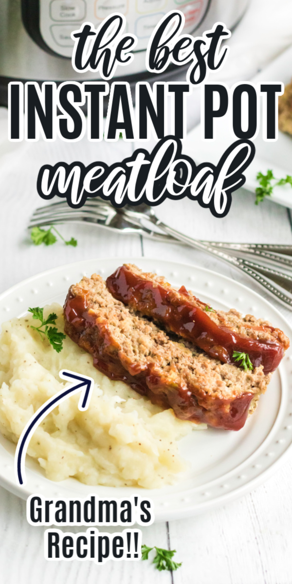 Instant Pot Meatloaf made in the pressure cooker is one of my favorite ways to make dinner. Made with ground beef, ketchup, Worcestershire sauce, brown sugar, and more. It's the perfect Instant Pot dinner recipe that's made in just under 30 minutes.