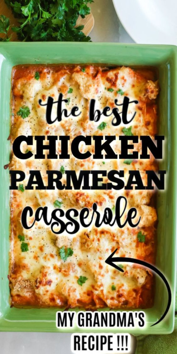 Family Approved! This chicken parmesan casserole is one of my favorite hearty weeknight meals! Made with chicken, pasta, cheese, and more. You won't believe how easy this recipe is to make or how fast it gets devoured!