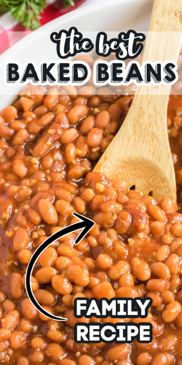 This tasty side dish is seriously the BEST. If you want a homemade baked beans recipe that stands out from the rest, this is it. Delicious homemade baked beans are seasoned with brown sugar, garlic, ketchup, onion, bell pepper, and more. It's the perfect flavor combination and one your guests will devour.