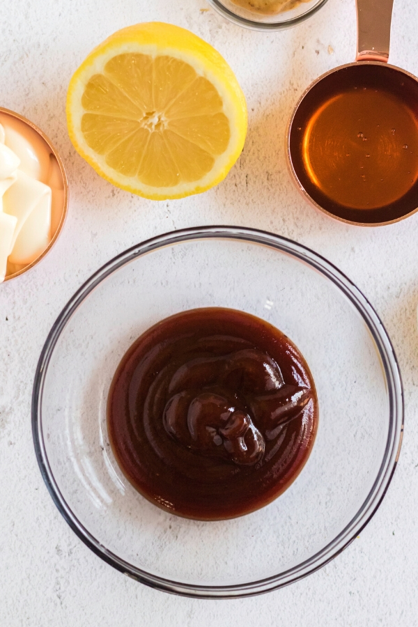 Ingredients needed for homemade Chick Fil A sauce. 