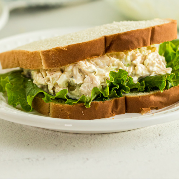 Chick Fil A Chicken Sandwich on a plate.