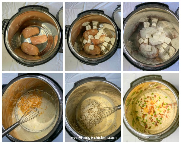 IP CRack Chicken step by step collage photo