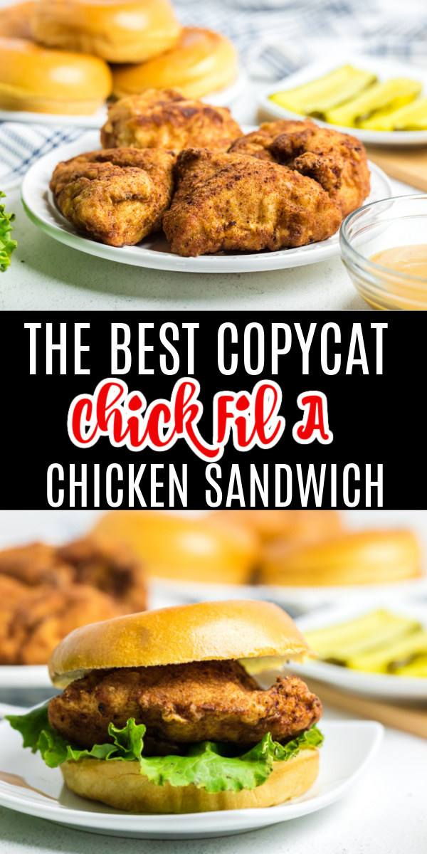 Kid and Family Approved!! This copycat Chick Fil A Chicken Sandwich recipe is made with boneless skinless chicken breasts, brioche buns, eggs, milk, and the perfect blend of seasonings that give this copycat recipe that authentic taste. Your family won't believe this isn't the real deal!