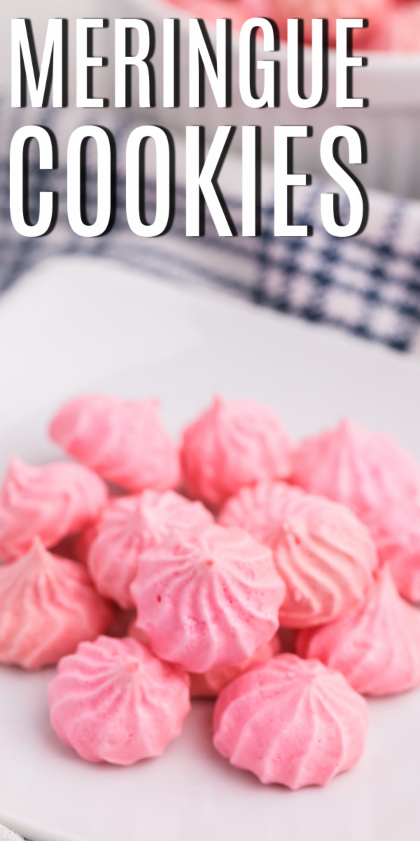Meringue Cookies are one of the tastiest, easiest, fat-free desserts you can make if you do it correctly. I share all of my favorite tips and tricks to make this recipe the best! Not only that but with just 4 ingredients, you can make a lot of these delicious meringues without breaking the bank. Perfect for gifts and holiday parties!
