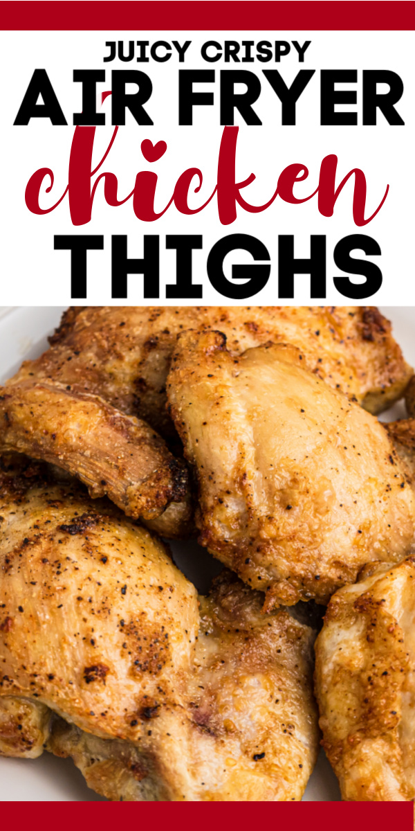 This recipe for Air Fryer Chicken Thighs is a delicious and easy recipe the whole family will enjoy. Made with olive oil and the perfect blend of seasonings for the perfect, juicy, and perfectly seasoned chicken.