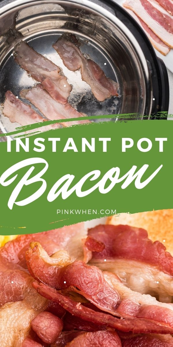 Instant Pot Bacon is a great way to make breakfast with less mess. In just a few simple steps you can have delicious bacon without all of the greasy mess on the stovetop.