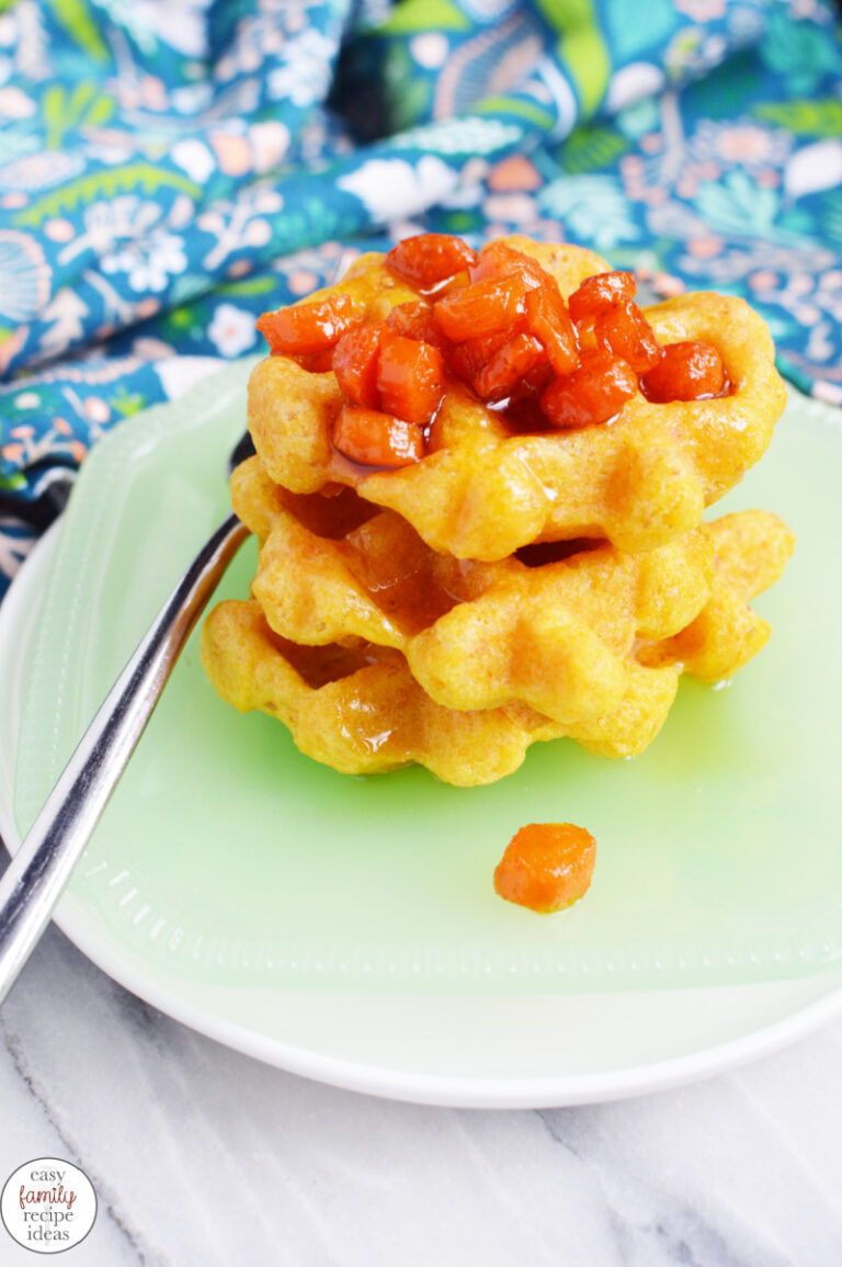 Easter Carrot Waffles – Easy, Healthy, and Delicious