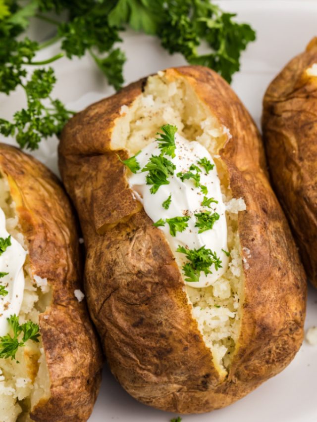 Air Fryer Baked Potatoes