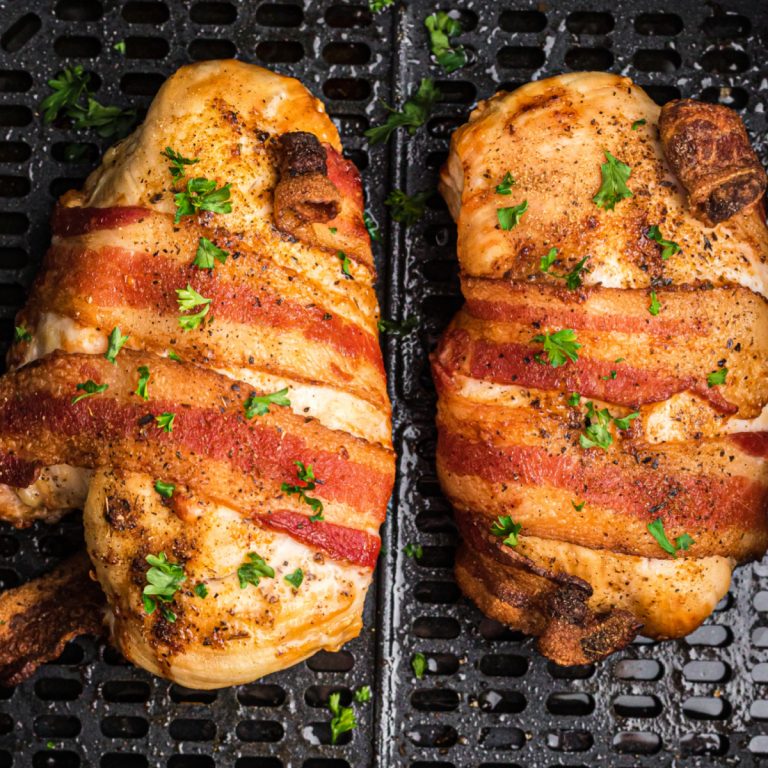 Bacon Wrapped Chicken in the Air Fryer