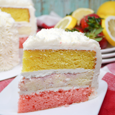 Summer Strawberry Layered Cake 1