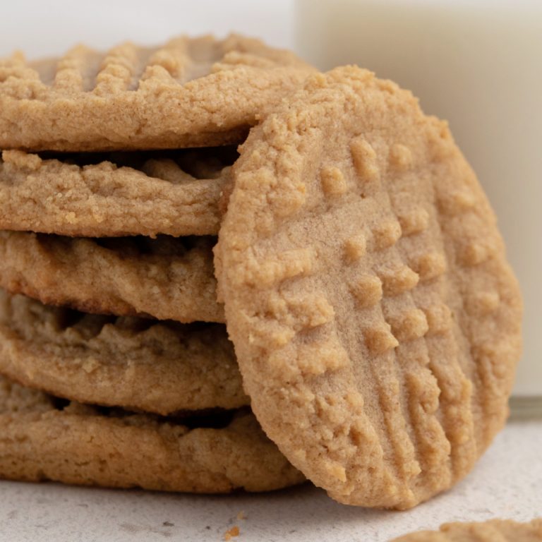 Three Ingredient Peanut Butter Cookies