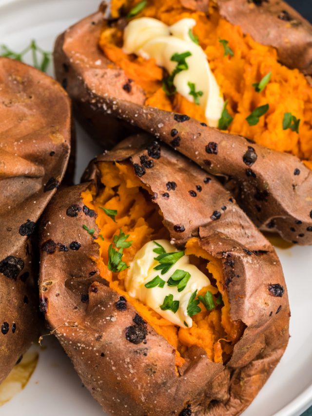 Air Fryer Baked Sweet Potato