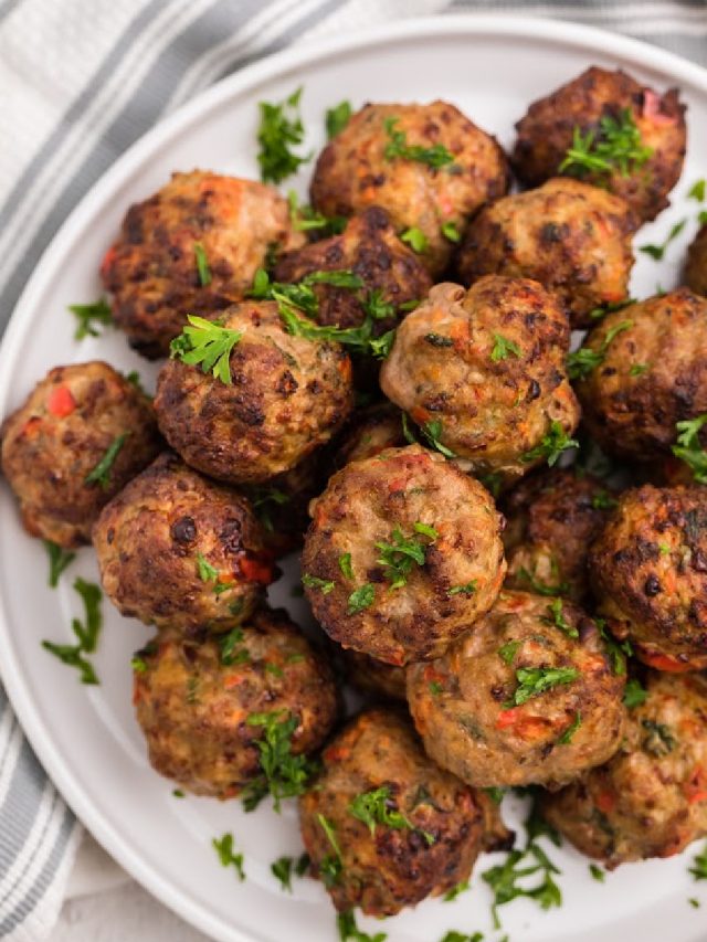 Air Fryer Turkey Meatballs