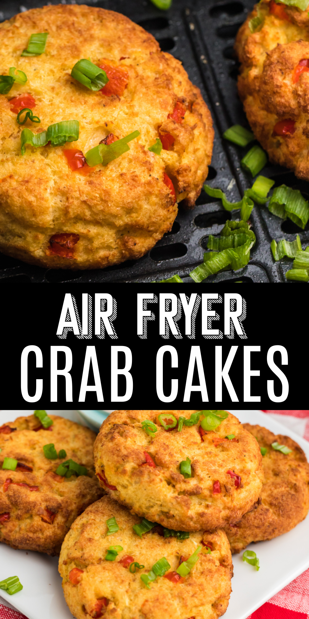 Looking for a simple appetizer any day of the week? These Air Fryer Crab Cakes are the best way to start off any meal! Made with jumbo lump crab meat, mayo, breadcrumbs, bell pepper, and more.
