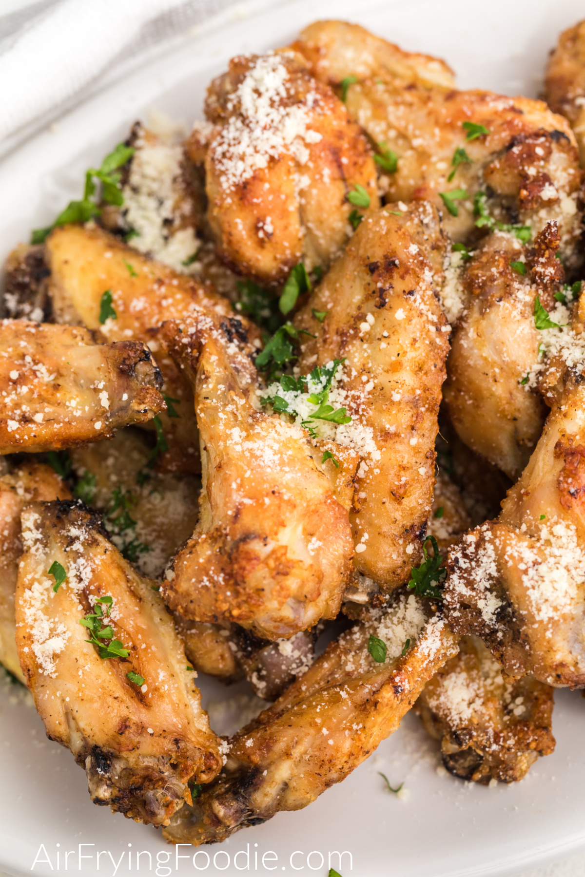 Air Fryer Garlic Parmesan Chicken Wings