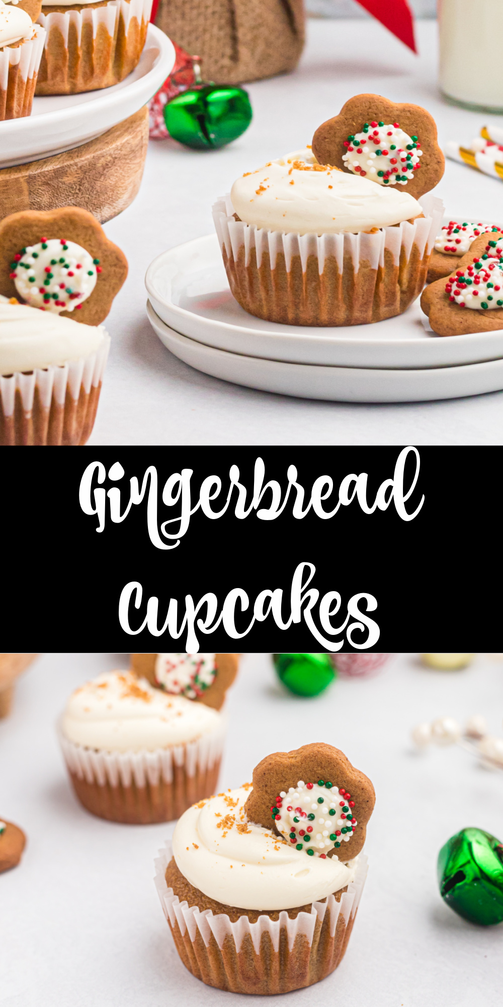 Do you love gingerbread cookies? If so you have to make these Gingerbread cupcakes for the holiday season! These just might be my favorite Christmas cupcakes full of warm spices. Perfect for holiday parties or an easy Christmas time dessert