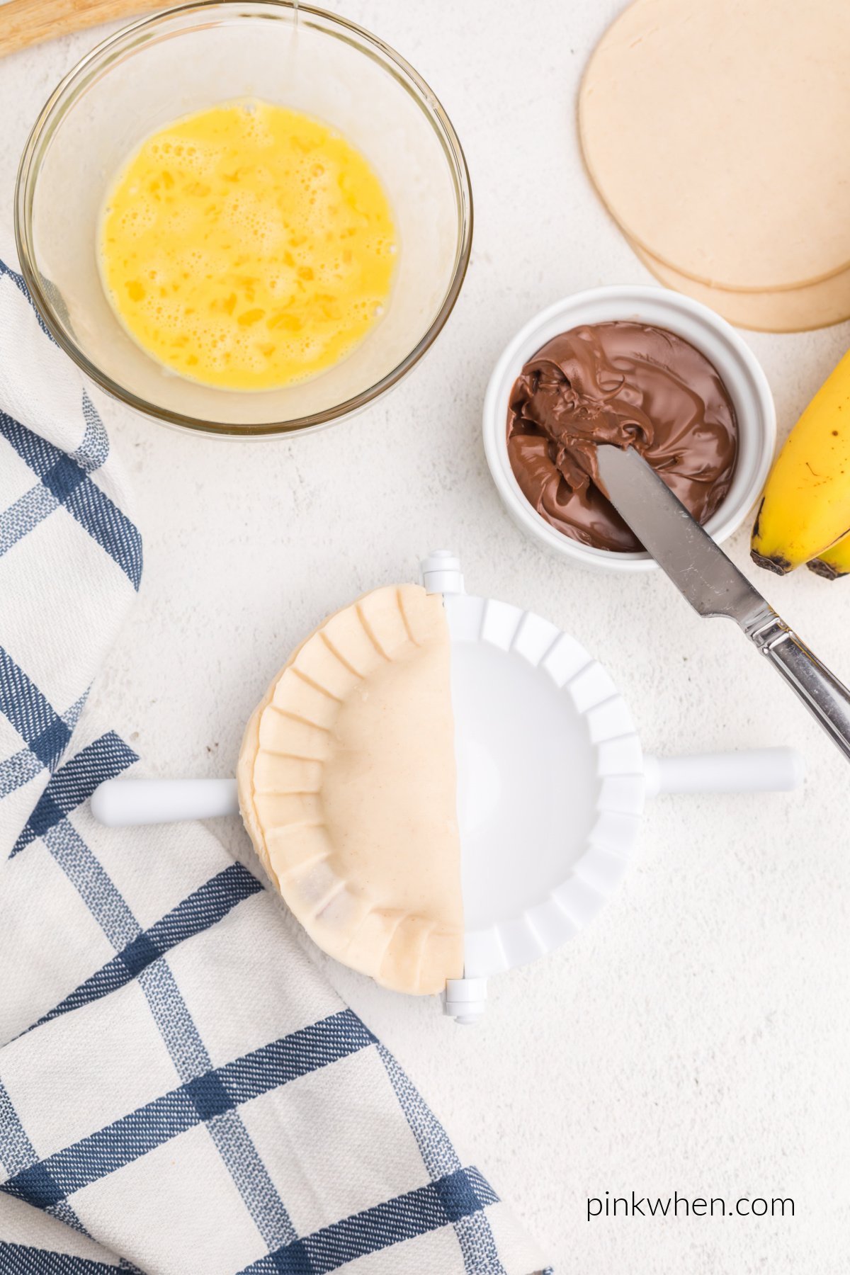 Pie crust folded over to make mini hand pies. 
