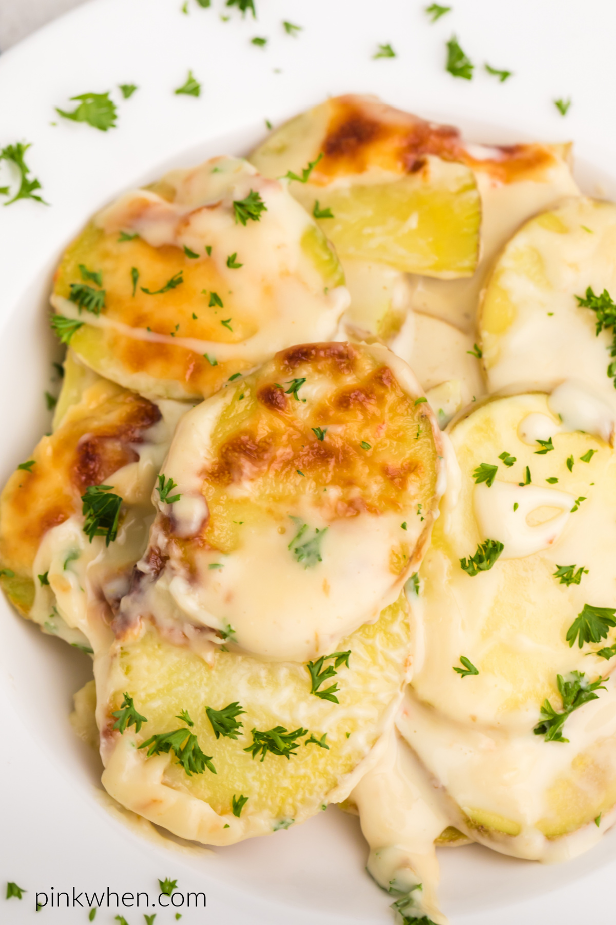 Air Fryer Scalloped Potatoes