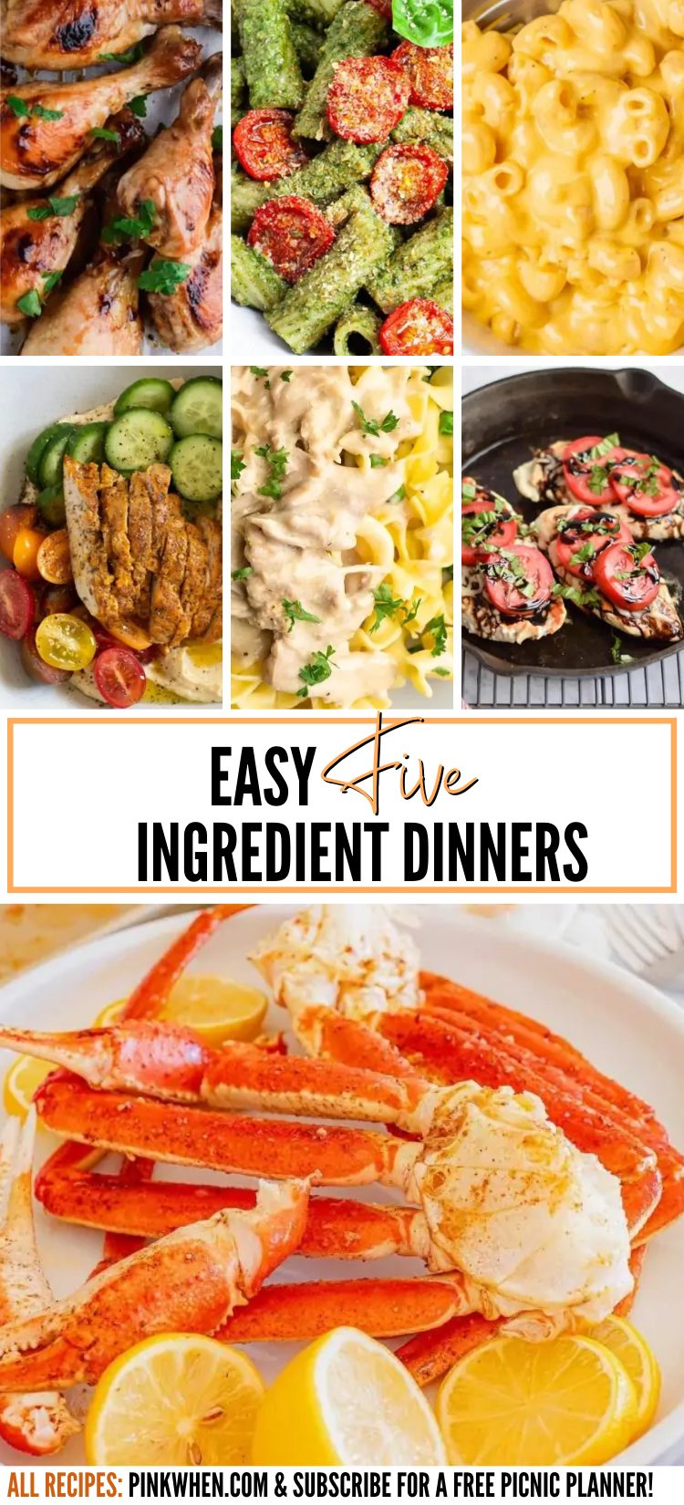Simple Five Ingredient Dinners