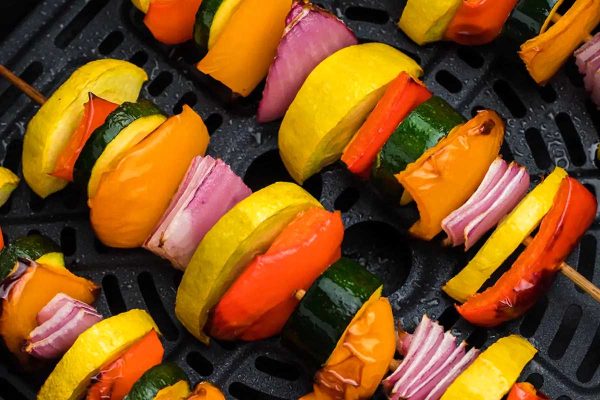 Vegetable Skewers.
