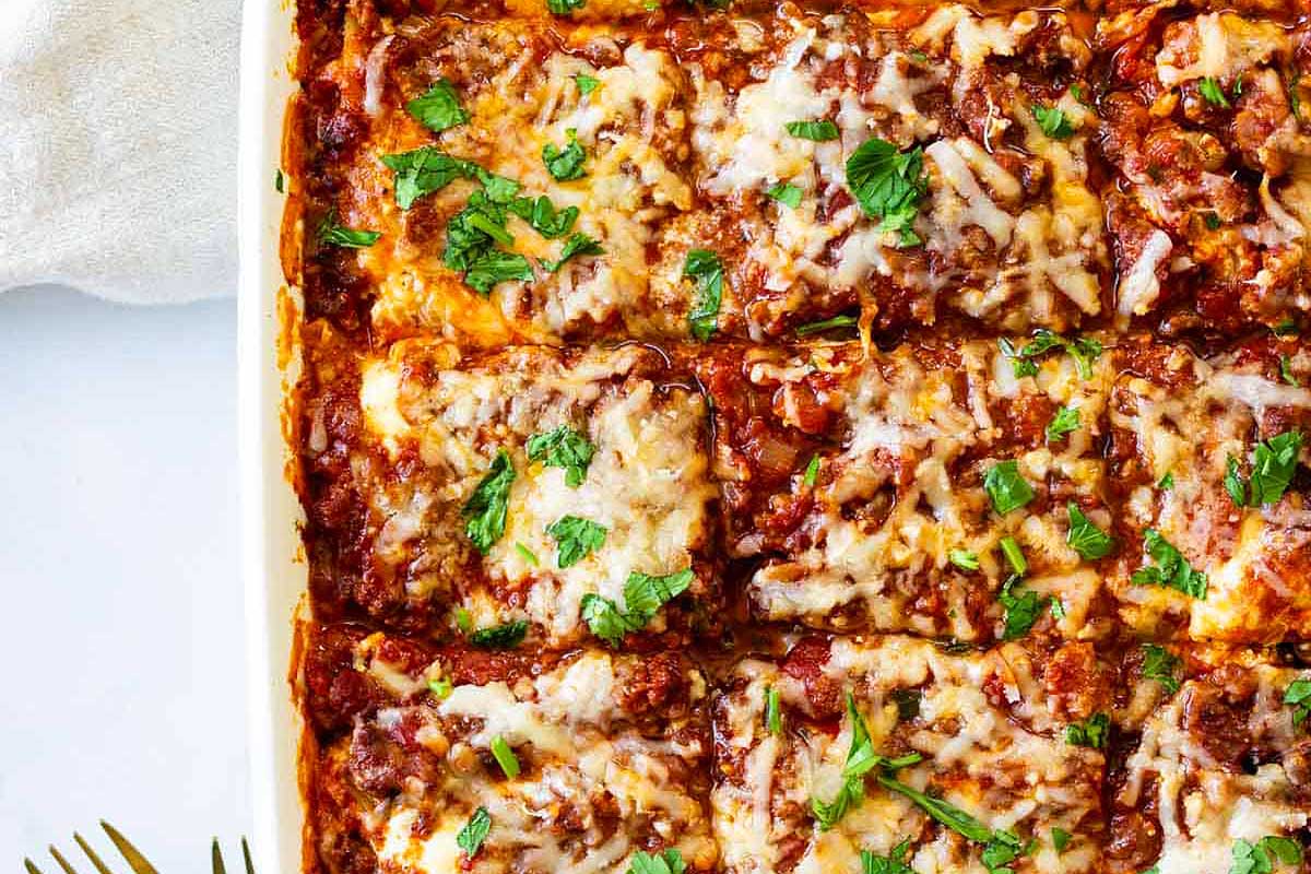 Gluten-Free Lasagna. 