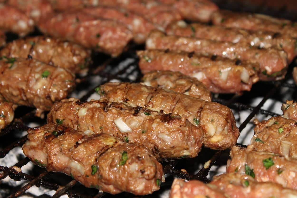 Grilled filled with Ćevapi in Bosnia & Herzegovina.