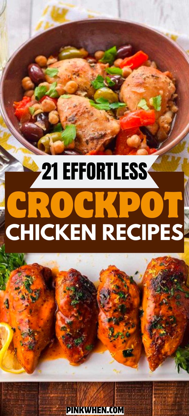 21 Effortless Crockpot Chicken Recipes