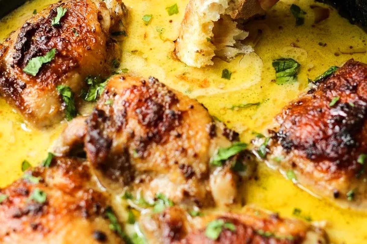 Mustard Chicken. 