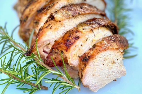Slices of Oven Roasted Turkey Breast.