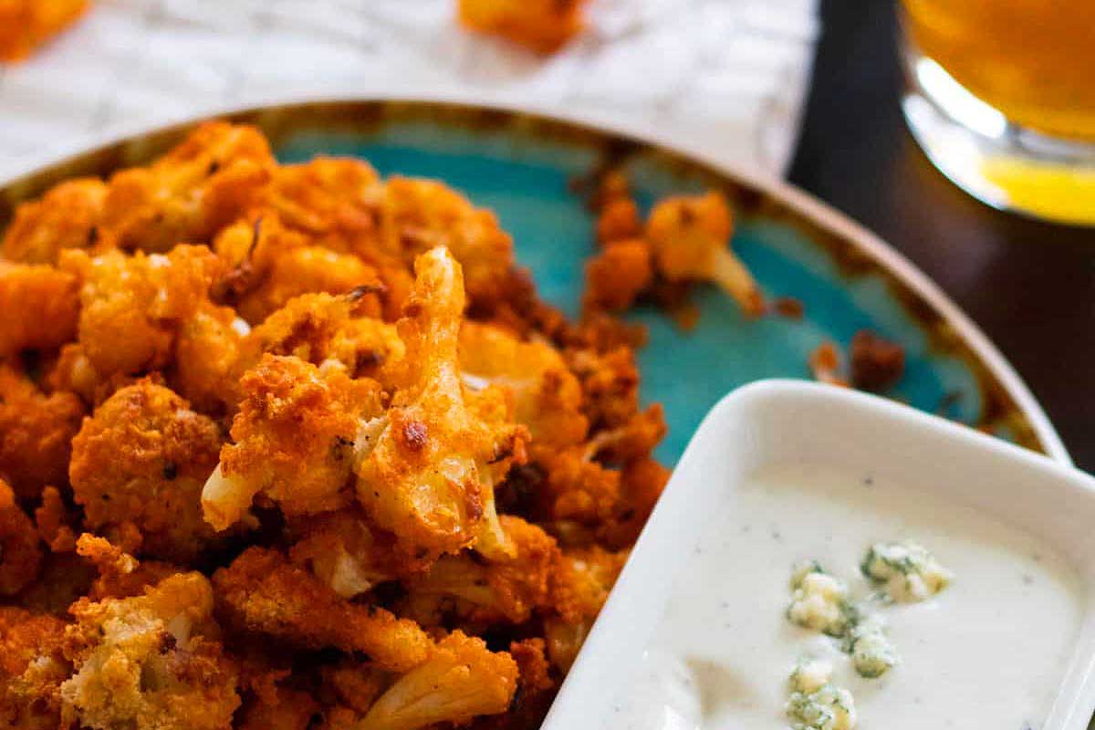Panko crusted cauliflower bites.