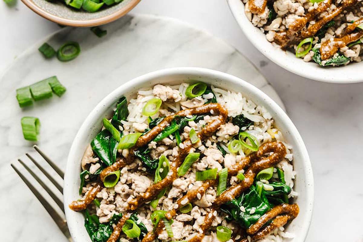 ground pork stir fry