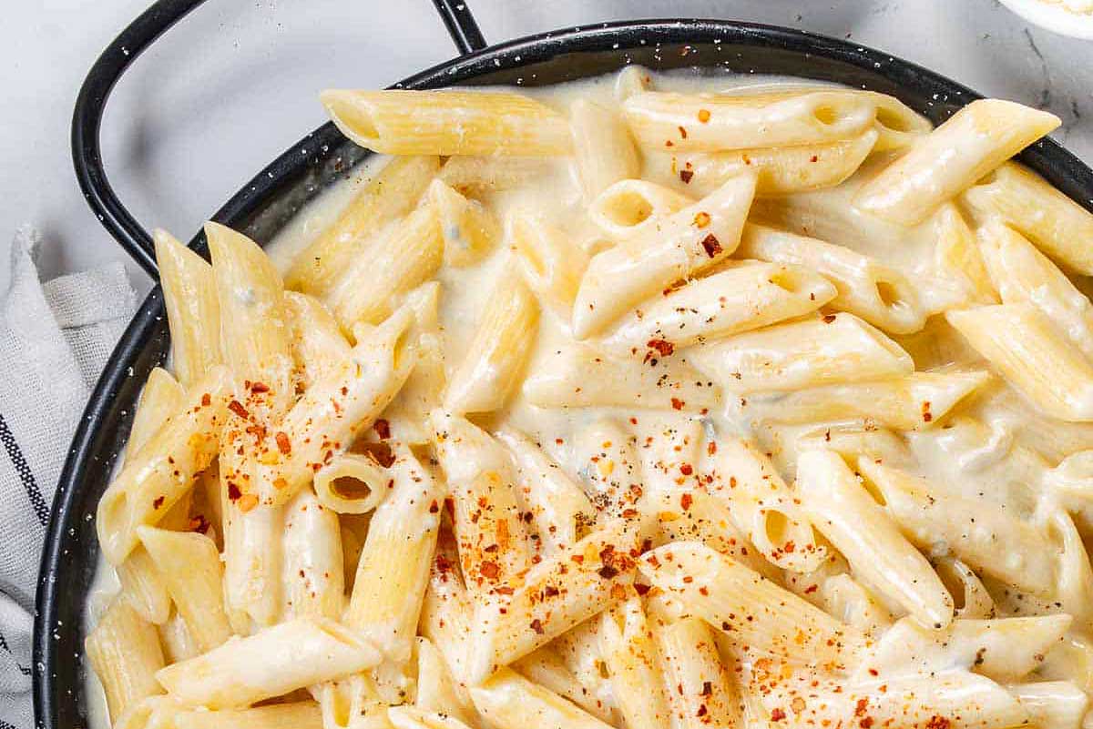 Quick Pasta Alla Gorgonzola.