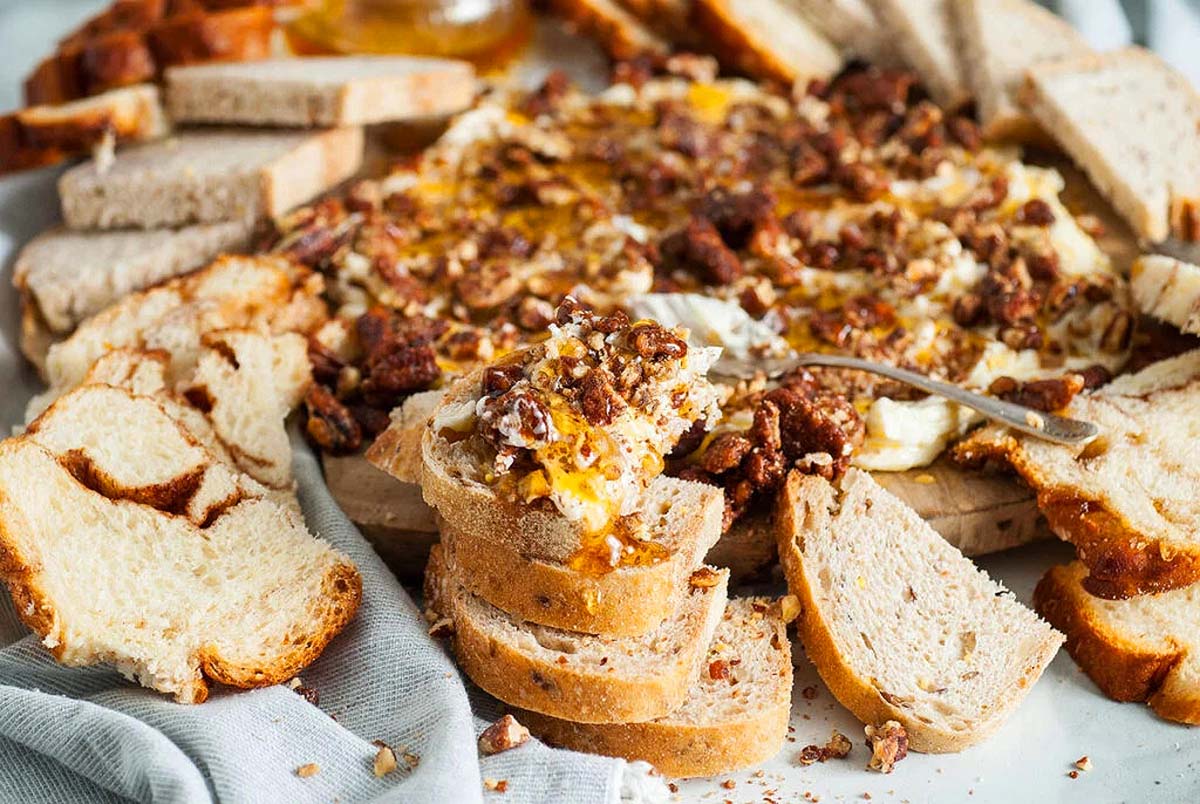 Pecan spice butter board. 