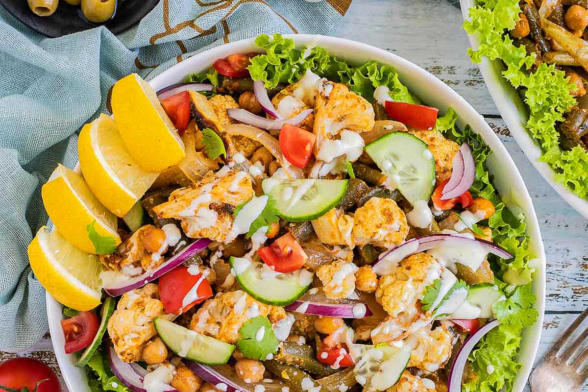 veggie shawarma