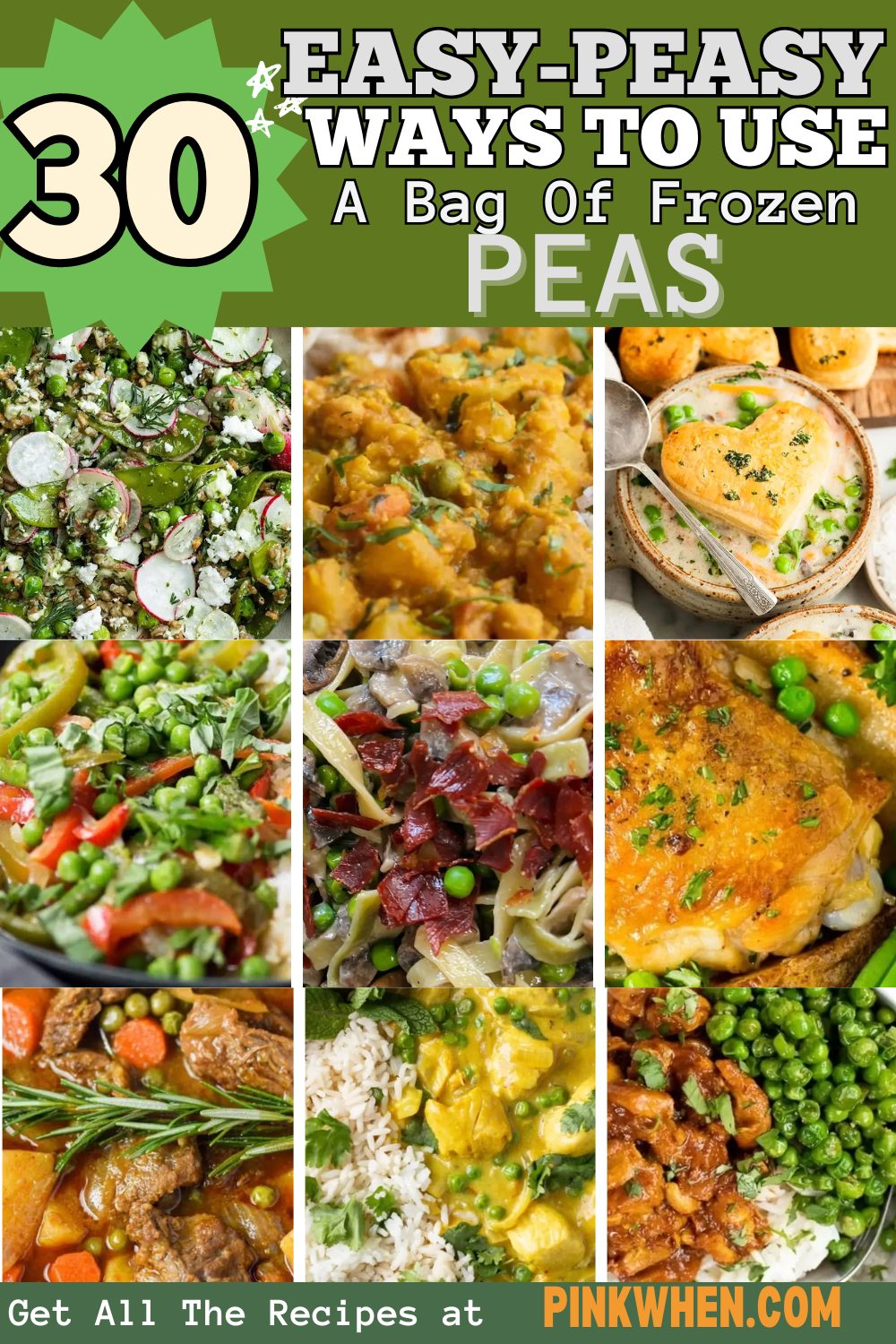 30 Easy-Peasy Ways to Use a Bag of Frozen Peas