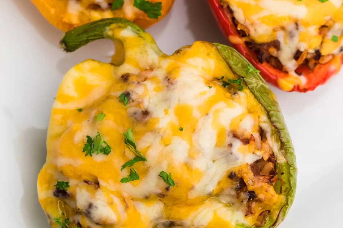 Air Fryer Stuffed Peppers