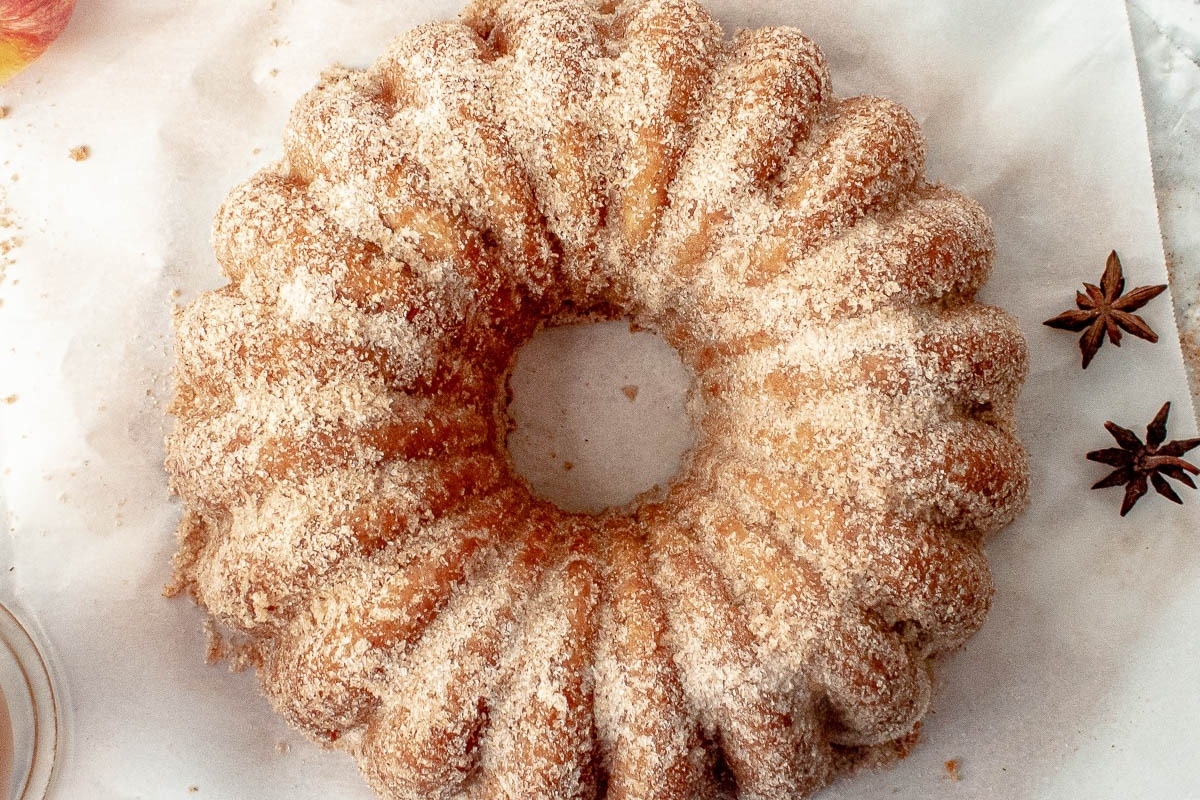 A cinnamon-infused bundt cake.