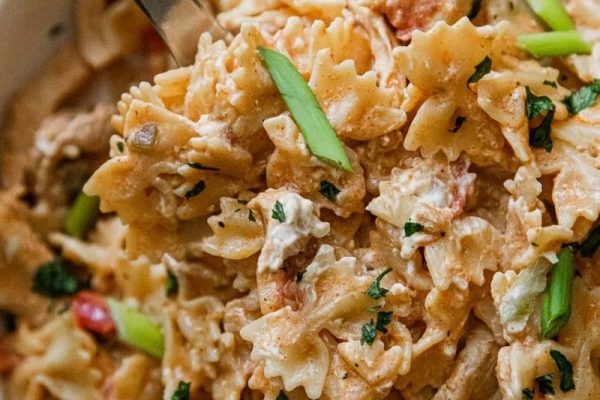     A delicious chicken pasta recipe.