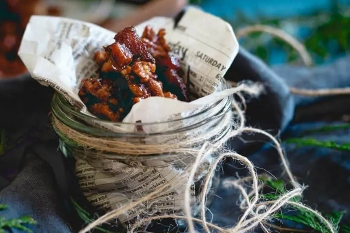 Candied Bacon Nut Brittle