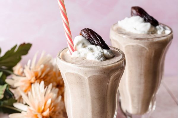 Discover two irresistible milkshake recipes featuring whipped cream and dates.