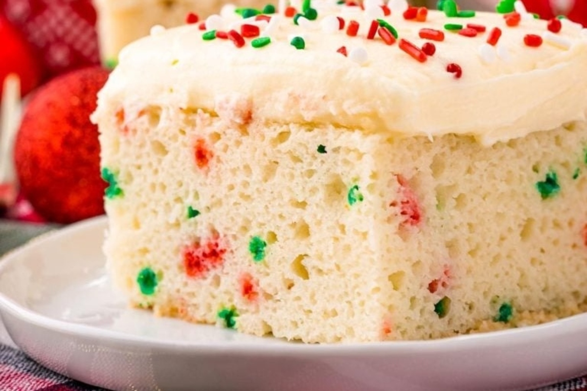 Slice Of Cake on a plate.