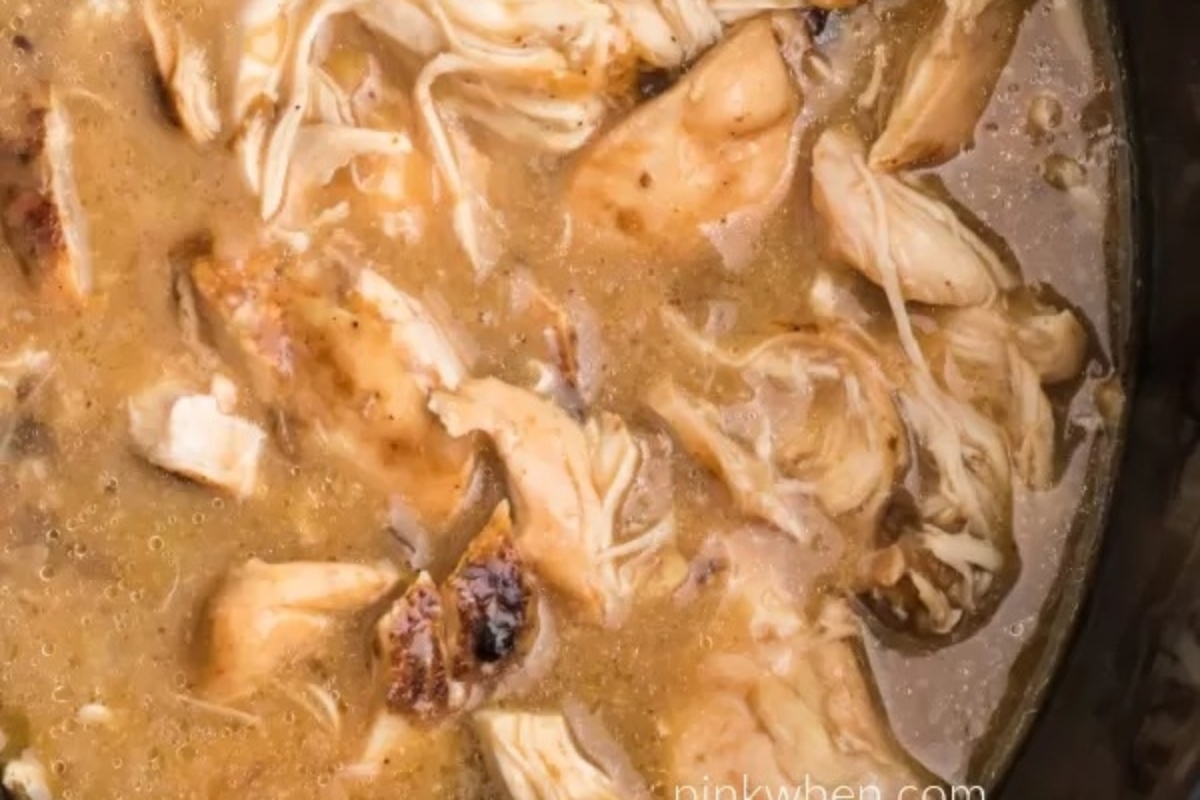 A close up of food.