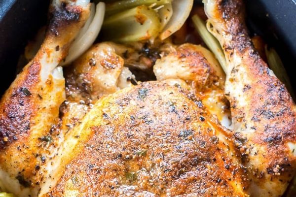 Roasted chicken.