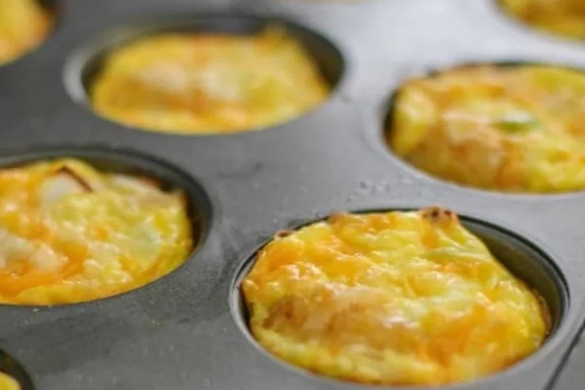 Delicious cheesy egg muffins perfect for breakfast or Christmas morning.