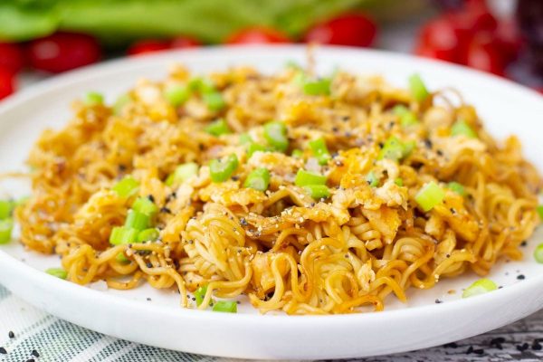 Tiktok Ramen noodle in a bowl.