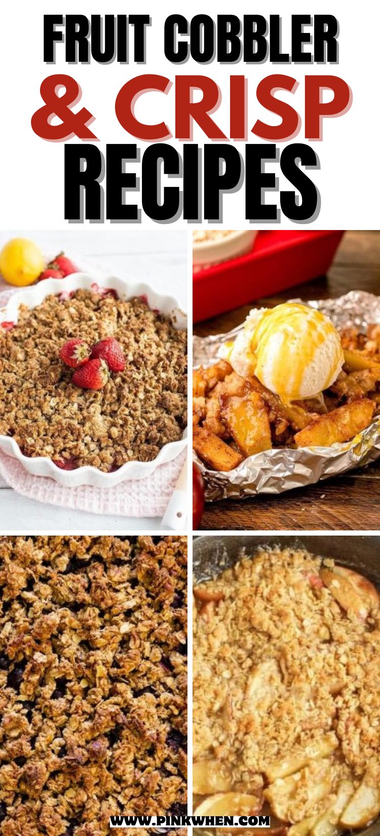 Fruit cobbler and crisp recipes featuring pancake recipes.