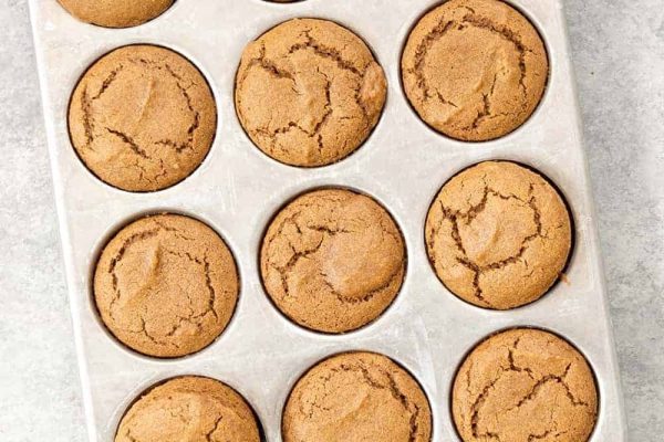 A traditional Christmas dessert - a baking pan full of gingerbread cookies.
