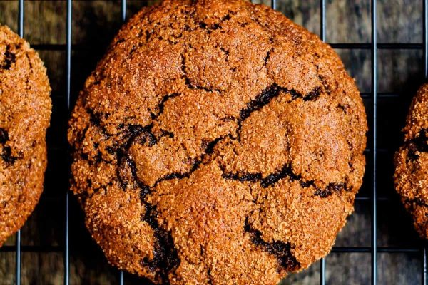 Cookie on a tray.