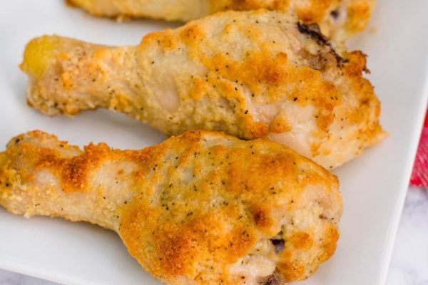 Three chicken drumsticks.